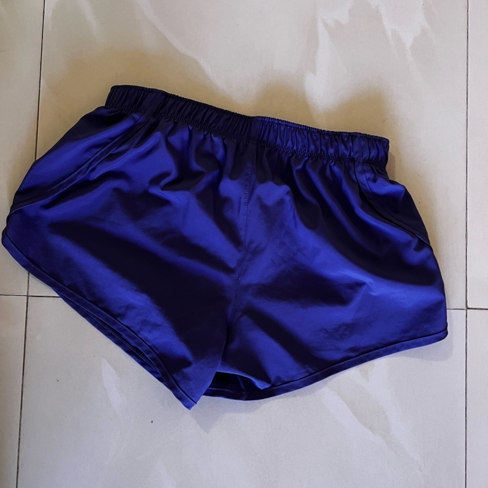 New Balance Women's Pull On Athletic Lined Shorts Adjustable Waist Navy Blue XS - Picture 4 of 11